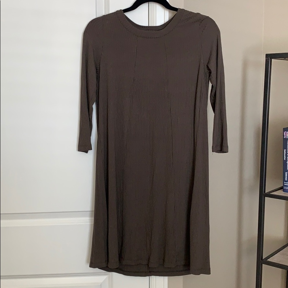 Dark Army Green Lush Dress - Small!